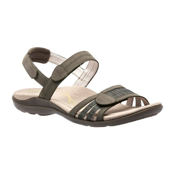 ABEO Women's Brynn Metatarsal Low Heel Sandals in Brown