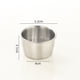 thumbnail image 2 of Taza de salsa de acero inoxidable, recipiente para inmersión de kétchup, plato de especias, platos para aperitivos, contenedor, herramientas de cocina, 4 Uds., 2 of 5