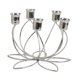 thumbnail image 2 of Candelabro de metal, candelabro, decoración del hogar, accesorios de fotografía, elegante soporte para velas, candelabro cónico para eventos en el Para 5 velas, 2 of 8