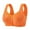Orange, variant on Sport Bras for Women Front Closure Full Coverage Anti Sagging Bralette Wireless Bras
