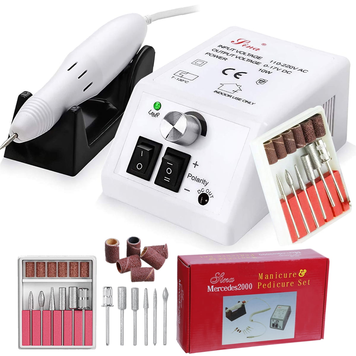 Electric Nail Drill Machine Nail File Drill Set for Acrylic Nails Gel