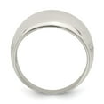 thumbnail image 2 of Sterling Silver Polished Cigar-band Ring, 2 of 6