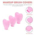 thumbnail image 4 of Shisuyan 3 Pcs Manches de Pinceau en Silicone Réutilisables pour Masque Facial Outil de Soin des Poils, 4 of 8