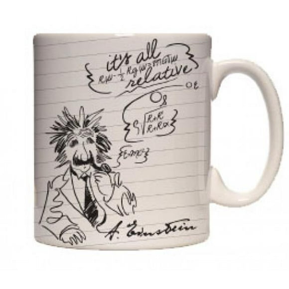 Imaginarium Goods CMG11-IGC-ALBERT Albert Einstein Esquisse Tasse à Café en Céramique de 11 oz