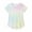 11#Multicolour1005, variant on Lullu Girls Athletic Short Sleeve Mesh T-Shirt Breathable Sports Tee Casual T Shirt Top, Sizes 3-13