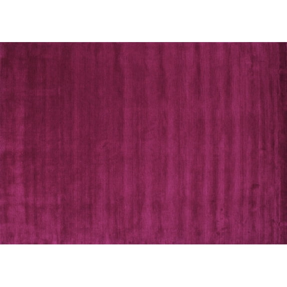 Ahgly Company Indoor Rectangle Abstract Purple Contemporary Area Rugs, 6' x 9'