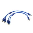 thumbnail image 1 of Adaptador Cable Macho A Hembra Rca Conector de Amplificador de Audio, 1 of 1