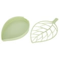 thumbnail image 2 of 3 Colors Leaf Shape Soap Holder Non Slip Soap Box Toilet Shower Tray Draining, 2 of 11