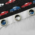 thumbnail image 4 of Manfei Vehicle Car Blackout Curtains Set of 2 (52x84 Each) for Teens, Kawaii Truck Window Curtains, Black Cartoon Theme Curtains and Drapes, Curtains and Drapes Decor, 4 of 6