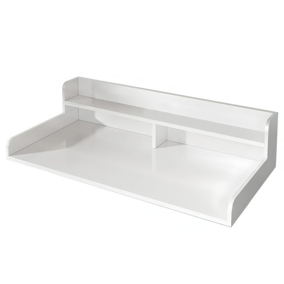 Laundry Countertop Cover 54"W Folding Topper Over Washer Dryer 2-Tier with Guard