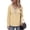 Yellow, variant on CHGBMOK Long Sleeve Shirts for Women Casual Lace V Neck Dressy Tops Fall Trendy Blouses Hollow Floral T Shirts