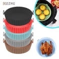 thumbnail image 2 of OIMG-accesorios de cocina para freidoras de aire, bandeja para hornear, cesta para pollo frito, esterilla, olla de silicona redonda, reemplazan la parrilla, 2 of 4