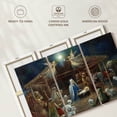 thumbnail image 6 of Elephant Stock The Nativity Ii Wall Art - Horizontal Multi Panel Canvas - Living Room Wall Decor - Holiday Multi Panel - Blue And Yellow Decor By Ruane Manning - 65" x 42", 6 of 8