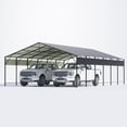 thumbnail image 6 of Patiowell 20'x30' Outdoor metal Carport,Heavy Duty Carport with UV-Resistant Roof, All-Weather Shelter for Cars, Trucks, Boats & Lawn Equipment, 6 of 6