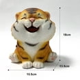 thumbnail image 2 of Kids Money Bank, Resin Tiger Appearance Fine Workmanship Coin Saving Box  for Holiday Gift, 2 of 8