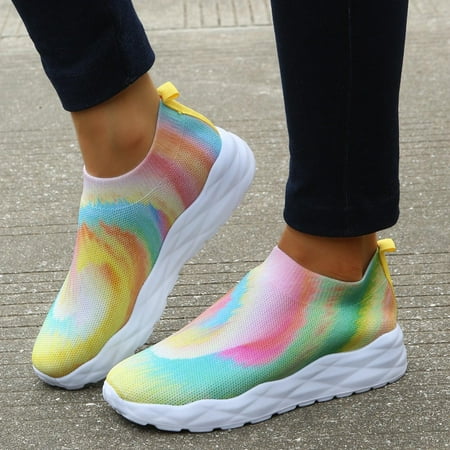 

NEGJ Leisure Women s Slip On Travel Soft Sole Comfortable Shoes Outdoor Mesh Shoes Runing Fashion Sports Breathable Sneakers