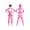 Pink, variant on 2026 New Halloween Black Ranger Cosplay Costume, 3D Spandex Hero Theme Zentai Jumpsuit with Hood, Halloween Costume Dress Up Set for Role Play Stage Performance, 180