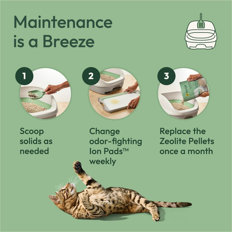 Purina Tidy Cats Breeze Starter Kit: Easy Litter Box System with
