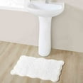 thumbnail image 5 of VCNY Home Scallop Solid Color White Cotton Bath Rug, 17' x 24", 5 of 5