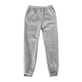 thumbnail image 4 of 2pcs Women's Fleece Lined Joggers High Waisted Water Resistant Thermal Hiking Pants Cold Weather Sweatpants with Pockets Gray L, 4 of 6