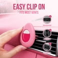 thumbnail image 3 of Air Jungles Car Air Freshener Vent Clip- Honey Peach Scent, 6 Ct up to 180 Days, 3 of 7