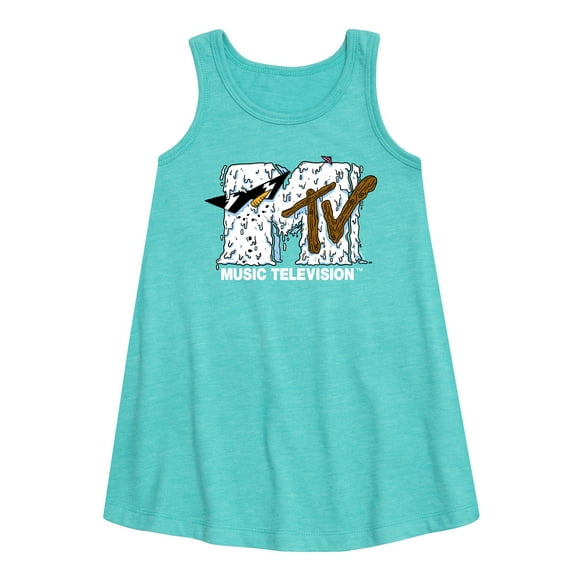 MTV - Snowman Logo - Toddler & Youth Girls A-line Dress