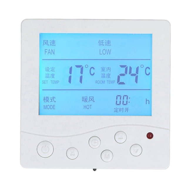 Termostato LCD, Termostato de aire acondicionado central Termostato de aire acondicionado central Termostato inteligente personalizado para la perfección
