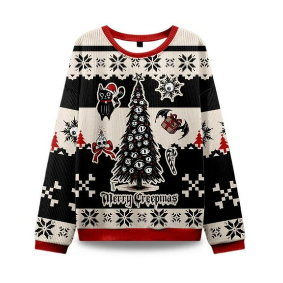 2025 Merry Creepmas 3D Christmas Sweater