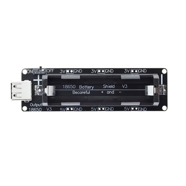 1 Portapilas 18650 5V/2A 3V/1A para Raspberry Pi (way)