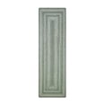 thumbnail image 1 of Homespice Decor 329998 22 x 72 in. Rectangular Hillside Ultra Durable Braided Runner Rug, Green, 1 of 1