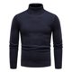thumbnail image 3 of Gibobby Suéter de cuello redondo para hombre Suéter de algodón trenzado con cuello redondo para hombre(Marina,Mediana), 3 of 4