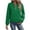 #01Green, variant on Bomber Jacket Women Textured Lightweight Zip Up Jackets Casual Stand Collar Zipper Coat Fall Fashion Outerwear Top Yellow S
