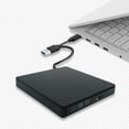 thumbnail image 1 of Caja externa de 127 mm Plug and Play DVD/CD-ROM para Windows/Mac OS/Linux JShteea El nuevo, 1 of 9