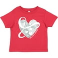 thumbnail image 3 of Inktastic Lung Cancer Awareness White Ribbon Around Heart Boys or Girls Baby T-Shirt, 3 of 5