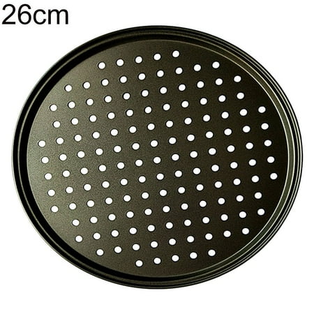 

26/28/32CM Carbon Steel Non Stick Pizza Baking Pan Mesh Tray Plate Round Deep Dish Pizza Pan Tray Mold Bakeware Baking Tools