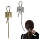 thumbnail image 1 of Clip Decorativo de Metal XINYU 2 Hebillas de Cola de Caballo Doradas Estilo 2, 1 of 6