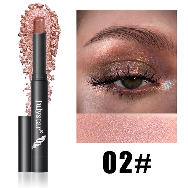 Fiudx Sombra de Ojos Perlada En Barra, Diseño Giratorio para Una Fácil Aplicación, Color Duradero, Esculpido y Sombreado Natural, Uso Diario, Ideal para El Trabajo y Fiestas, Tamaño Portátil.