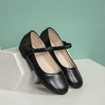 thumbnail image 5 of newwalpole Mary Jane Flats for Toddler Girls Little Kids Glittery Dress Princess Wedding Ballet Shoes Black for Size 12.5, 5 of 6