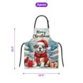 thumbnail image 5 of Merry Christmas Bulldog Enjoys Woofmas Winter Xmas Holiday Apron Dog Lover Gifts Idea for Cooking Grilling Baking Painting Gardening - 02022, 5 of 5