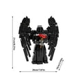 thumbnail image 5 of Gothic Dark Angel Building Block Set, 423Pcs Fallen Angel 3D Model, Winged Reaper Figurine with Red Roses Decor, 5 of 7