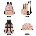 thumbnail image 4 of FORMRS Mini Backpack Purse for Women Travel Daypack Casual Shoulder Bag, Beige Stars, 4 of 7