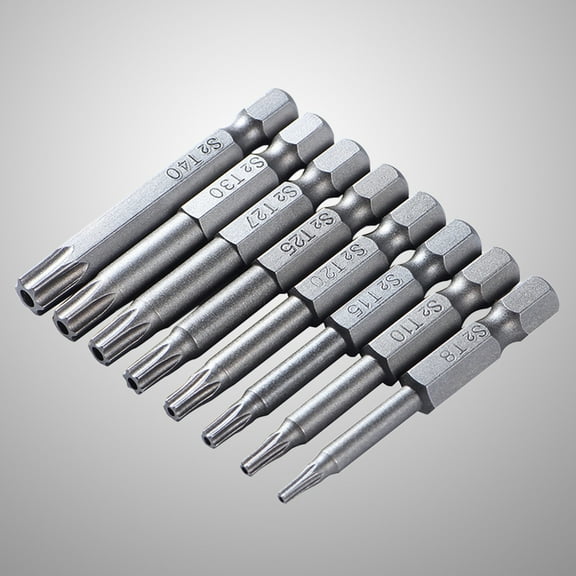 OUNONA 8Pcs Durable Torque Bit Set for Screwdrivers High- Square