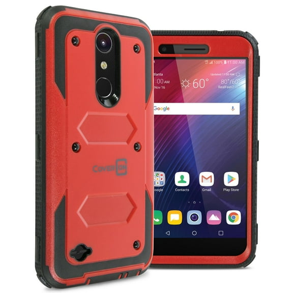 CoverON LG Harmony 2 / Phoenix Plus / Premier Pro / K10 2018 / K10 Plus / K10α / K30 / K10 Alpha Case, Tank Series Hard Protective Armor Phone Cover
