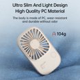 thumbnail image 4 of JISULIFE Mini Handheld Fan with Stand, Portable USB Rechargeable, 3 Speeds, Compact Design for Office, Outdoor Travel, 4 of 8