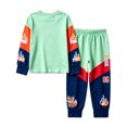 thumbnail image 5 of Toddler Girl Pajamas Halloween Stylish Print Long Sleeve Crew Neck Top And Trousers 2 Piece Loungewear Pjs for Girls Size 3-4 Years, 5 of 5