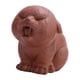 thumbnail image 5 of Estatua de mascota de té, regalo, escultura decorativa coleccionable, pequeña figura en miniatura rojo, 5 of 9