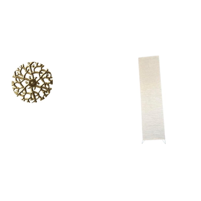 Escultura de pared rústica de hierro forjado con pantalla de papel para lámpara de pie, ideal para una acogedora sala de estar o decoración de oficina