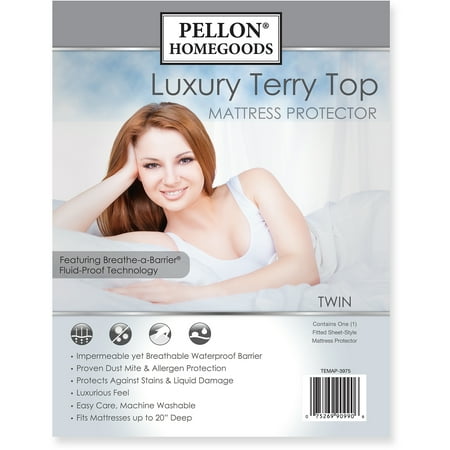 Pellon Luxury Terry Top Mattress Protector