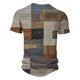 thumbnail image 2 of Camisas de Manga Larga para Hombres Casual Impreso Poliéster Botón Abajo Blusa, Cuello Redondo para el Uso Diario, Al Aire Libre Y de Fiesta, 2 of 5