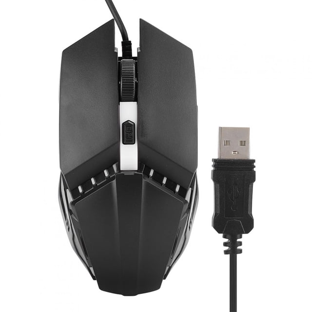 Wired Mouse Colorful Luminous Optical Gaming Mouse 4D Ergonomic Computer Parts
